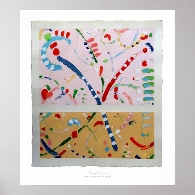 Affiche Fin de l'impression estivale (Devant)