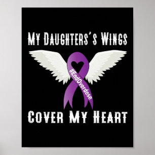 Affiche Fin de l'overdose Les ailes de ma fille couvrent m