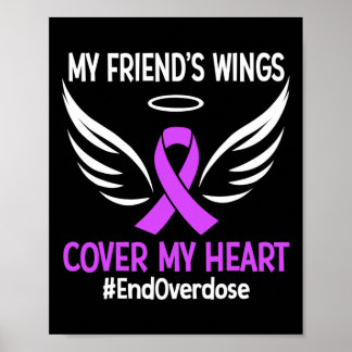 Affiche Fin de l'overdose Les ailes de mon ami recouvrent 