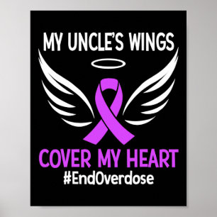 Affiche Fin de l'overdose Les ailes de mon oncle couvrent
