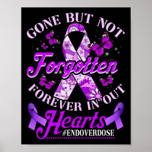 Affiche Fin de l'overdose mémorial de souvenir d'un être c