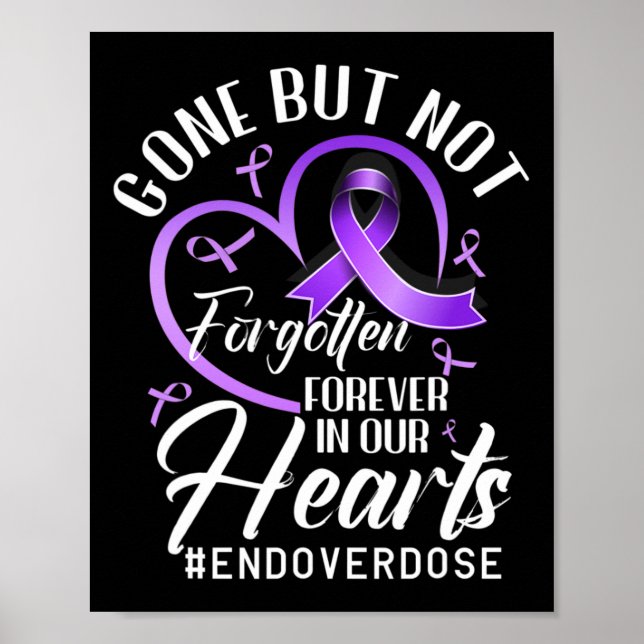Affiche Fin de l'overdose Mémorial d'un être cher Sensibil (Devant)