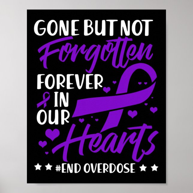 Affiche Fin de l'overdose Mémorial d'un proche Sensibilisa (Devant)