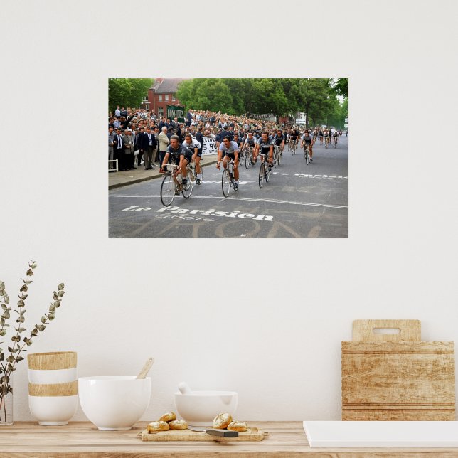 Affiche Fin du 2ème Tour de France 1969 (Cuisine)