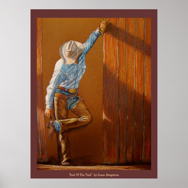 Affiche "Fin du sentier" par Susan Bergstrom (Devant)