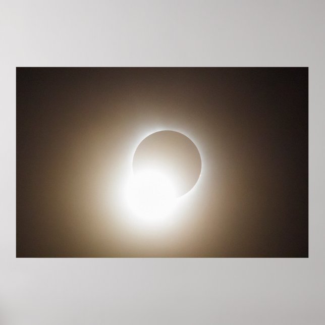 Affiche Fin d'une éclipse solaire totale (Devant)