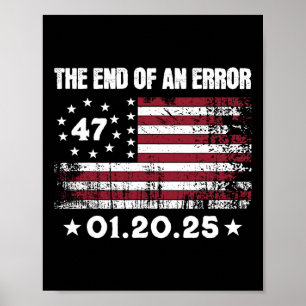 Affiche Fin d'une erreur 20 janvier 2025 inauguration de T