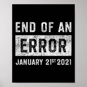 Affiche Fin d'une erreur 21 janvier 2021 8645 Impeach Ant