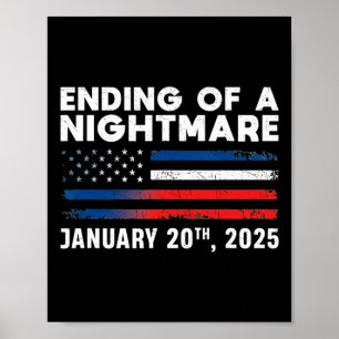 Affiche Fin d'une nuit effrayante le 20 janvier 2025 Inaug