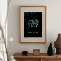 Final Art 2 - Parodie d'affiche de film vintage