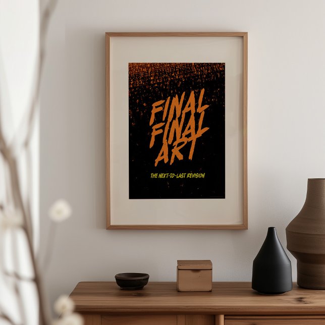 Affiche Final Art - Parodie d'affiche de film vintage (Créateur téléchargé)