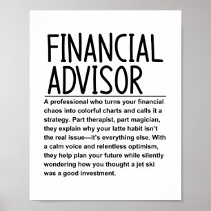 Affiche Financial advisor