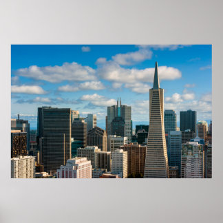 Affiche Financial District Skyline de San Francisco