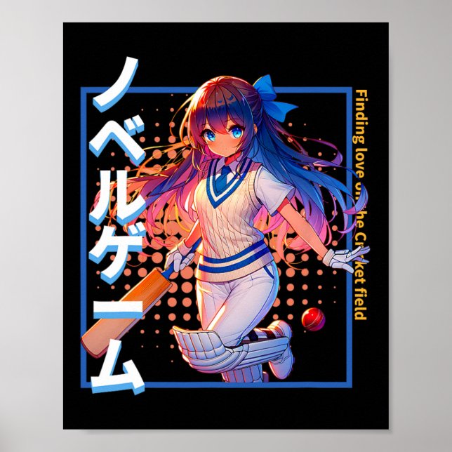 Affiche Finding Love On The Cricket Field Visual Novel (ad (Devant)