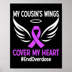 Affiche Finir la surdose Les ailes de ma cousine couvrent