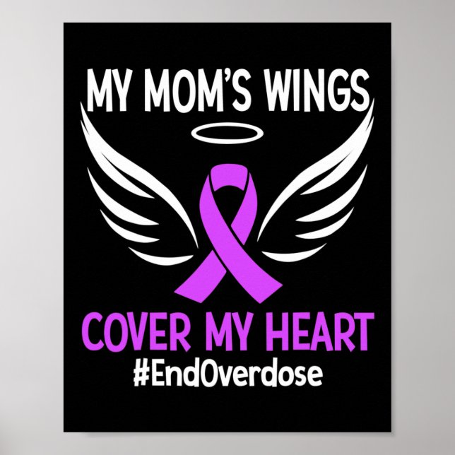 Affiche Finir l'overdose Les ailes de ma mère Couvrir mon  (Devant)
