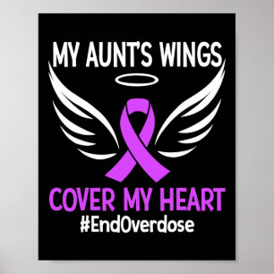 Affiche Finir l'overdose Les ailes de ma tante couvrent mo