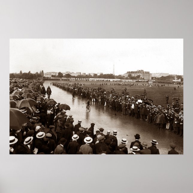 Affiche Finish Tour de France 1912 at the Parc des Princes (Devant)