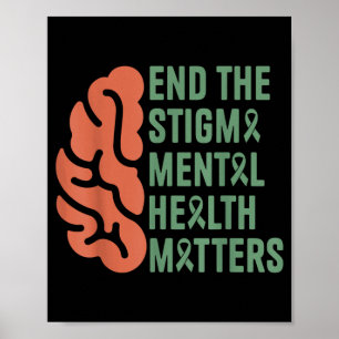 Affiche Finissons-en avec le stigma Santé mentale