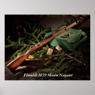 Affiche Finlandais M39 Mosin Nagant