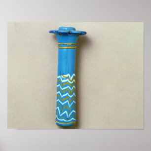 Affiche Fiole kohl de colonne de palme, d'Amarna