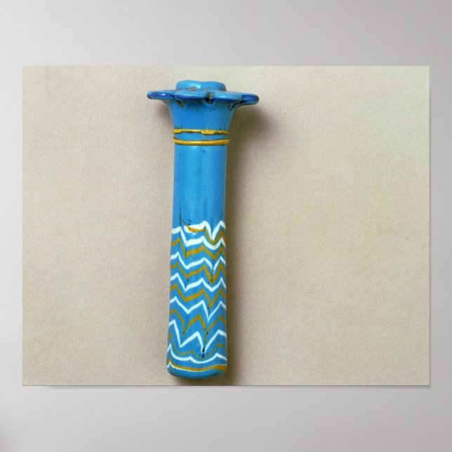 Affiche Fiole kohl de colonne de palme, d'Amarna (Devant)