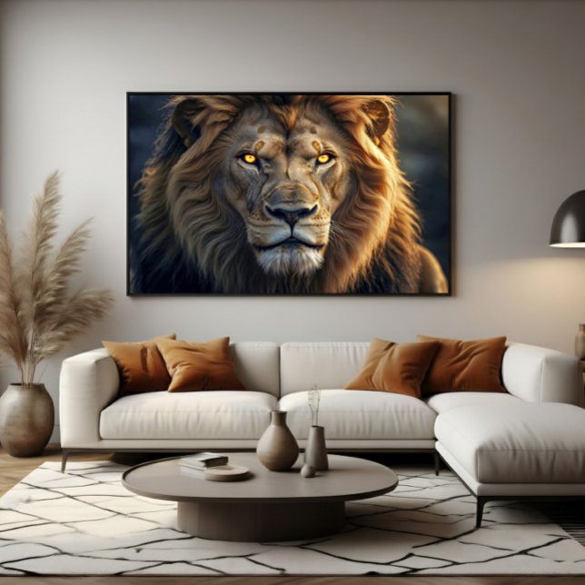 Affiche Fire Eyes of the Jungle King (Créateur téléchargé)