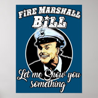 Affiche Fire Marshall Bill
