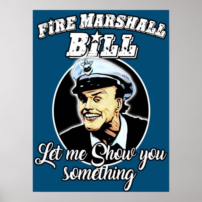 Affiche Fire Marshall Bill (Devant)