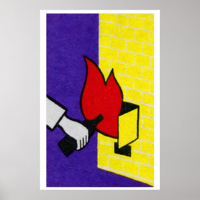 Affiche Fire Starter - Matchbox Print - Aesthetic Wall Art (Devant)