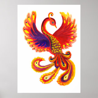 Affiche Firebird Phoenix Art