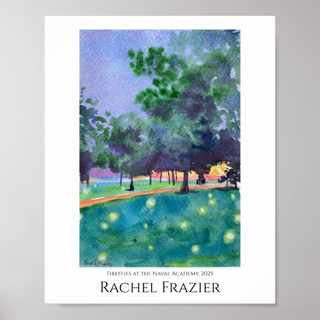 Affiche Fireflies at the Naval Academy (Devant)