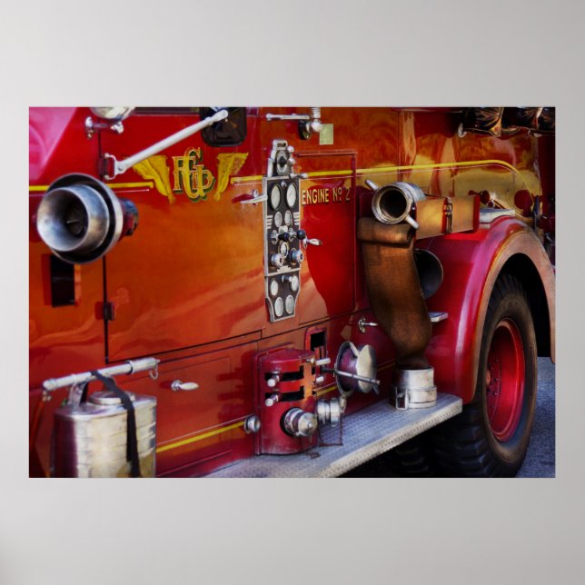 Affiche Fireman - Engine no 2 (Devant)