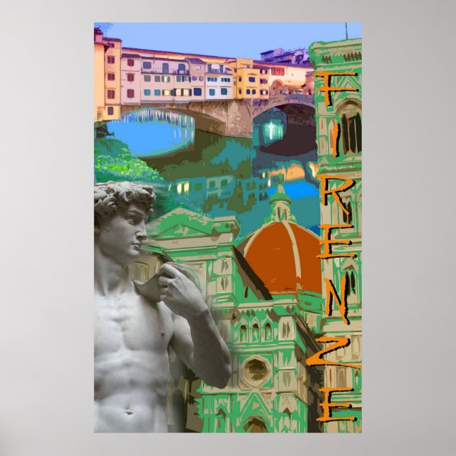 Affiche Firenze Italia Print (Devant)
