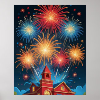 Affiche Fireworks