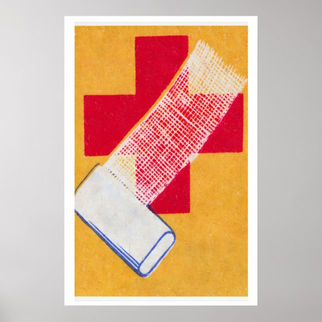 Affiche First Aid - Matchbox Print - Aesthetic Wall Art (Devant)