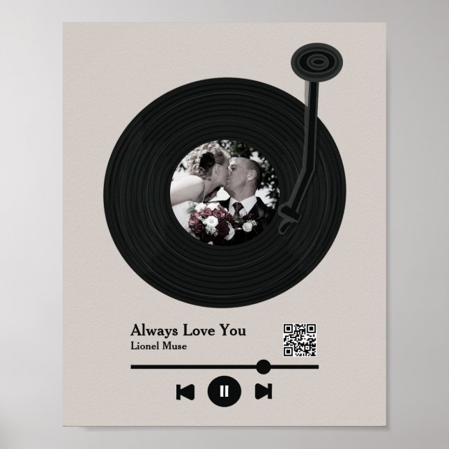 Affiche First Dance Music Code Enregistrement Photo (Devant)