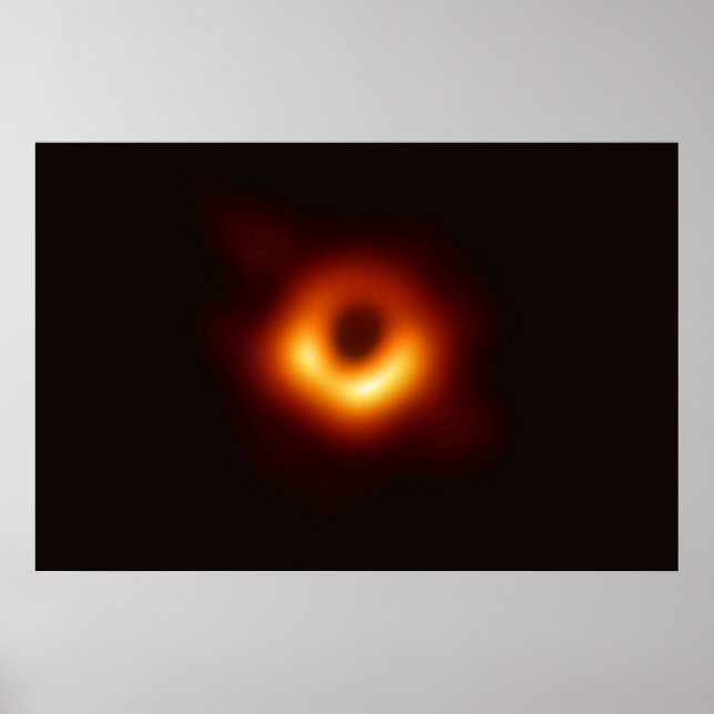Affiche First Ever Image of a Black Hole 8K Resolution (Devant)