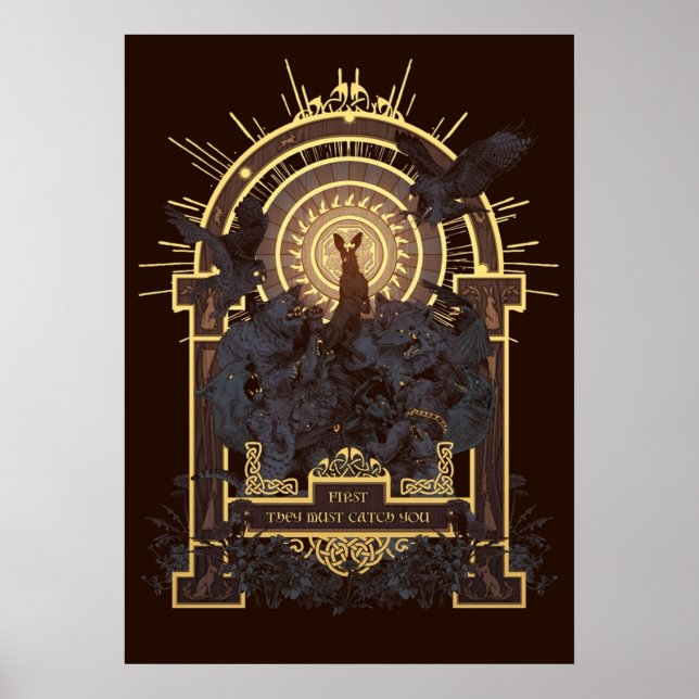 Affiche First They Must Catch You (Devant)