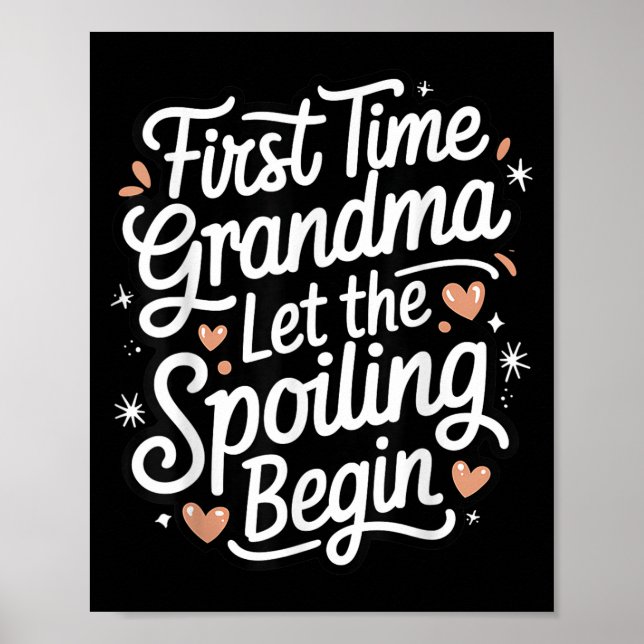 Affiche First Time Grandma Let The Siling Begin 2025 New G (Devant)
