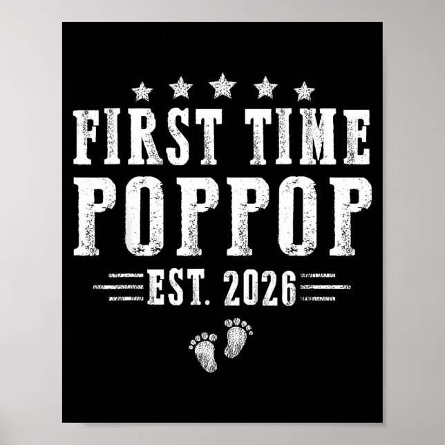 Affiche First Time Pp Est.2026 Father's Day Promoted To Pa (Devant)