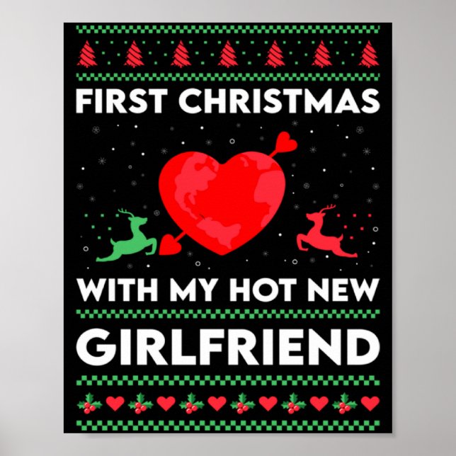 Affiche First Xmas With My New Girlfriend Men Ugly Christ  (Devant)