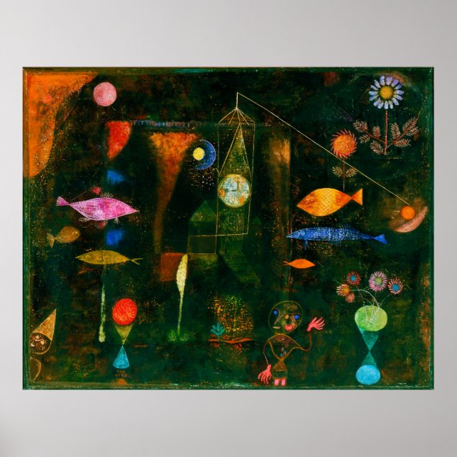 Affiche Fish magic by Paul Klee (Devant)