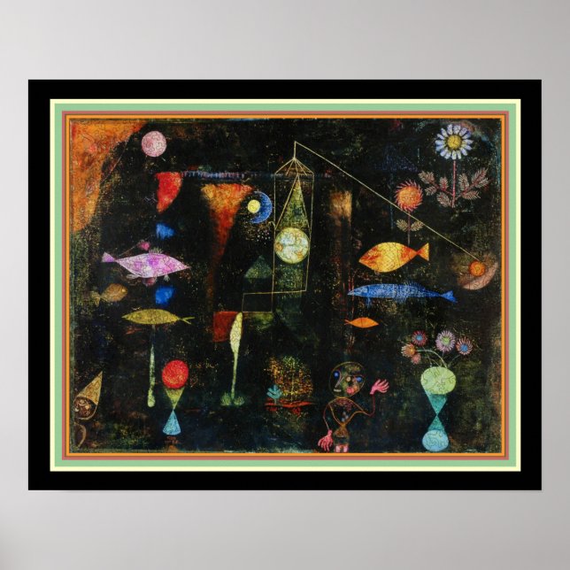Affiche "Fish Magic" de Paul Klee (Devant)