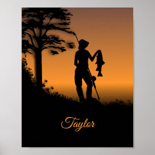 Affiche Fisher Woman at Dusk Personnel
