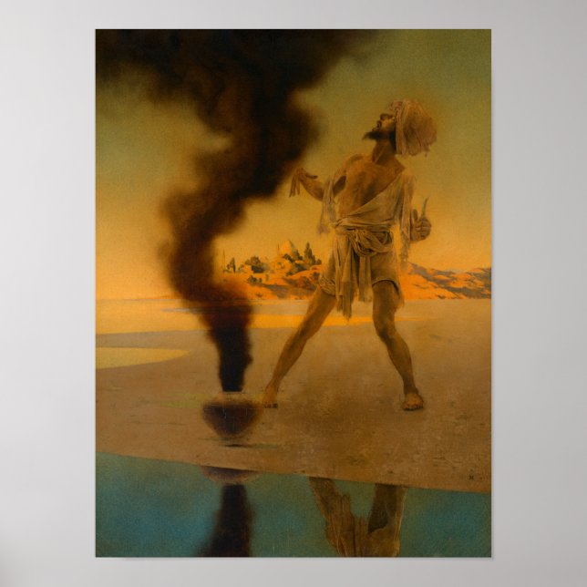 Affiche Fisherman and The Genie, des nuits d'Arabie (Devant)