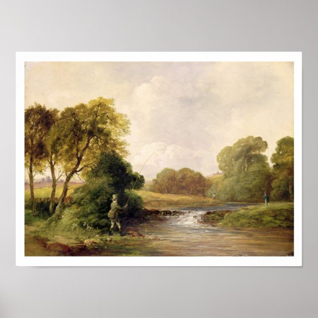 Affiche Fishing (pétrole contre canvas) (Devant)