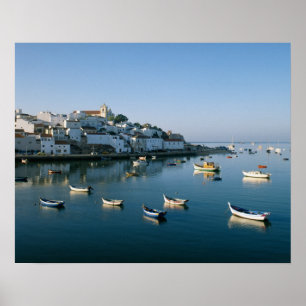 Affiche Fishing Village of Ferragudo, Algarve, Portugal 2