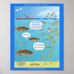 Affiche Fissures dans le Monde - Comment va l'eau ? -