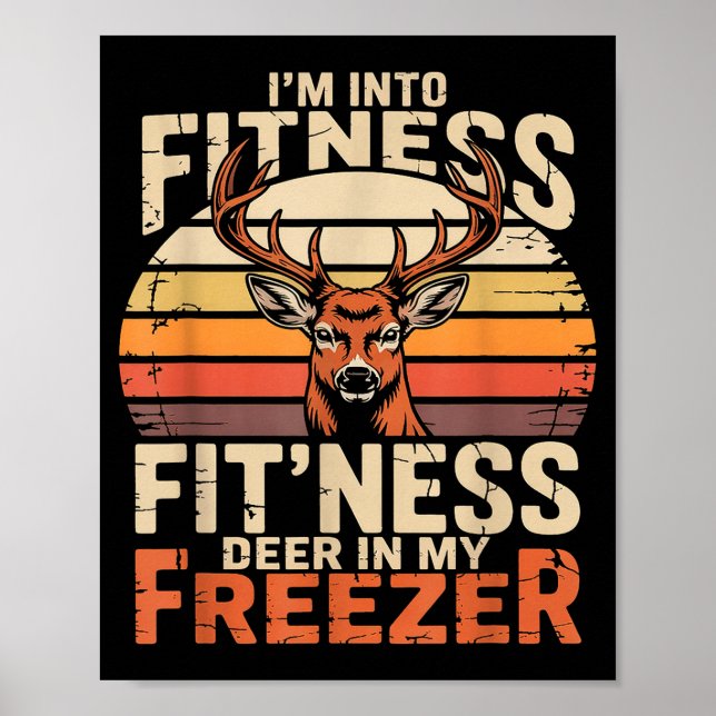 Affiche Fitness Deer In My Zer Deer Hunting  (Devant)